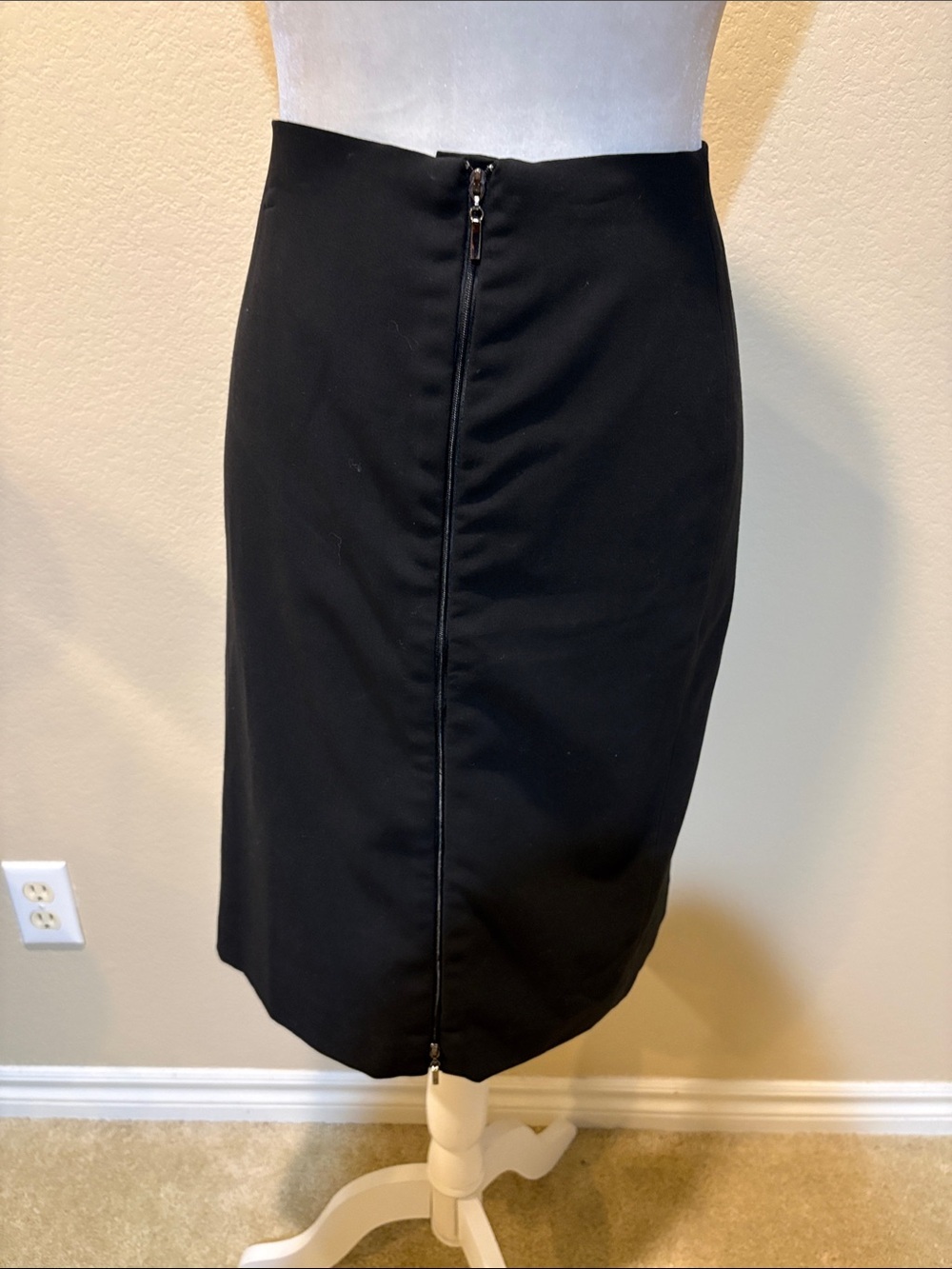 Worthington Black Pencil Skirt with Center Zip